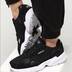Adidas Falcon Sneakers Black and White